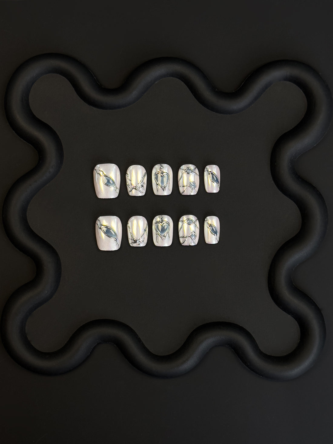 Silver Angel Wings short