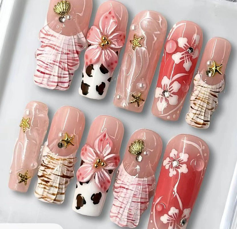 Seaside Bloom Fantasy Square