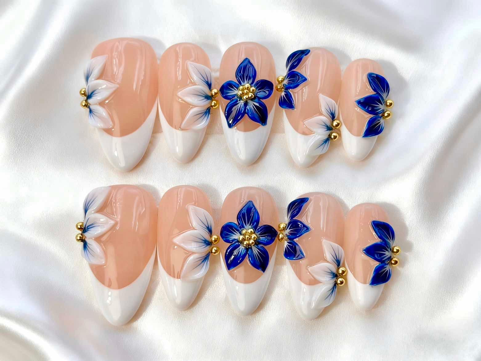 Cobalt Blossom Grace