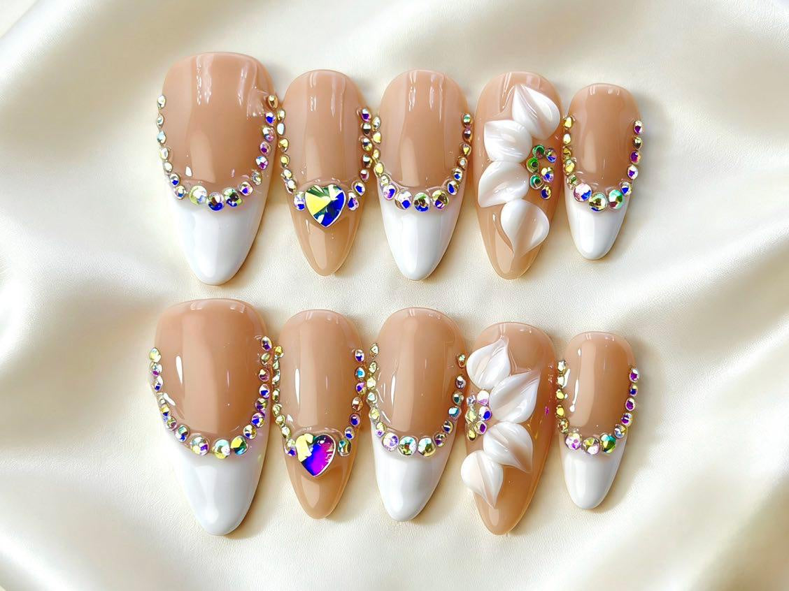 Ivory Crystal Bloom