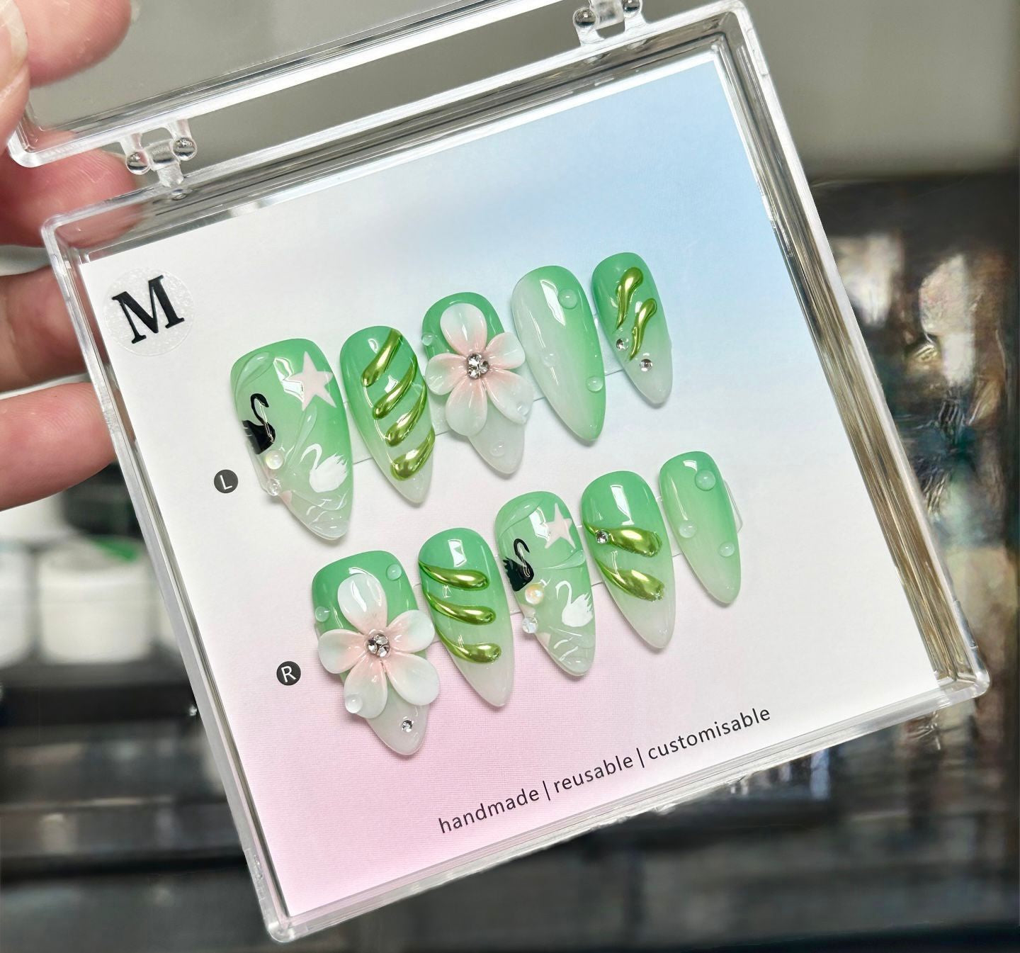 Mint Swan Lake