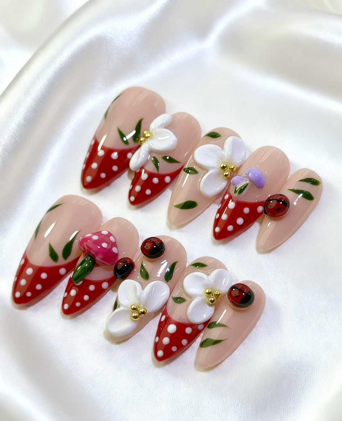 Strawberry Garden Whimsy