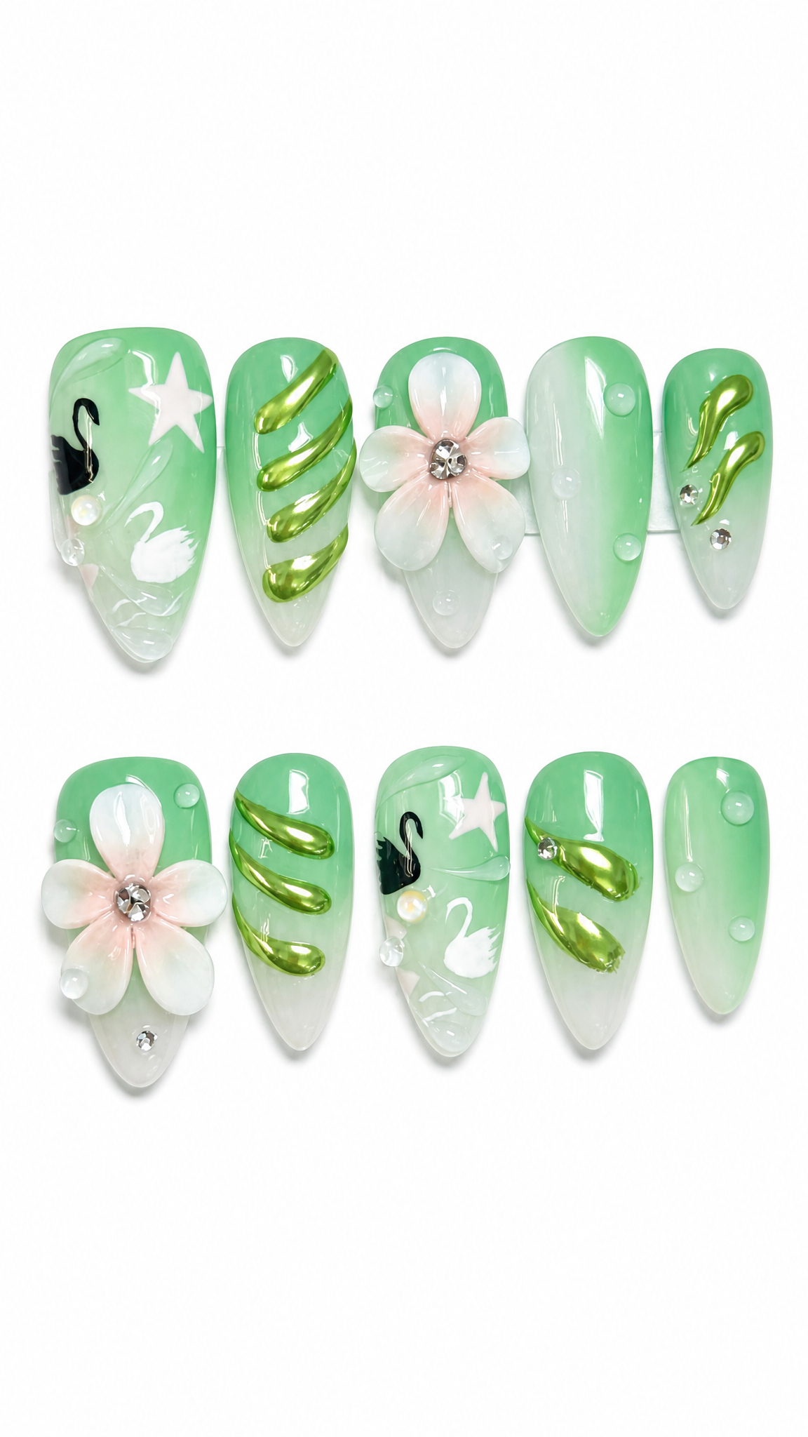Mint Swan Lake